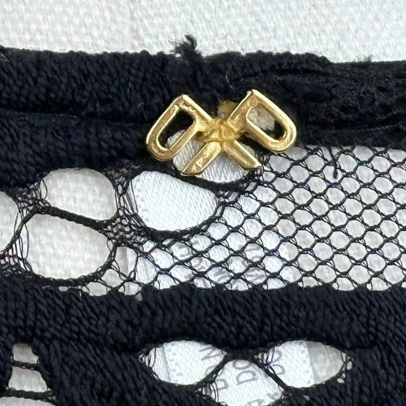 🌟 NWOT — PQ SWIM Black Gold Noah Tunic — Size M/L — Hand-Cut Lace — Retail $160 - Picture 11 of 15